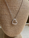 Vintage Tiffany & Co. Menard heart necklace