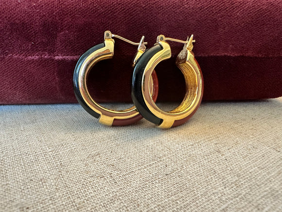 Vintage Monet hoops