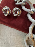Vintage knot earrings