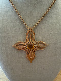 Vintage cross necklace