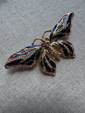 Vintage Camrose & Kross JBK
Jackie Kennedy Enamel
Butterfly Gold Tone Brooch