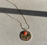 Vintage Flower Necklace
