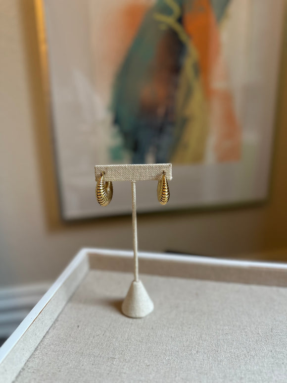 Vintage hoop earrings