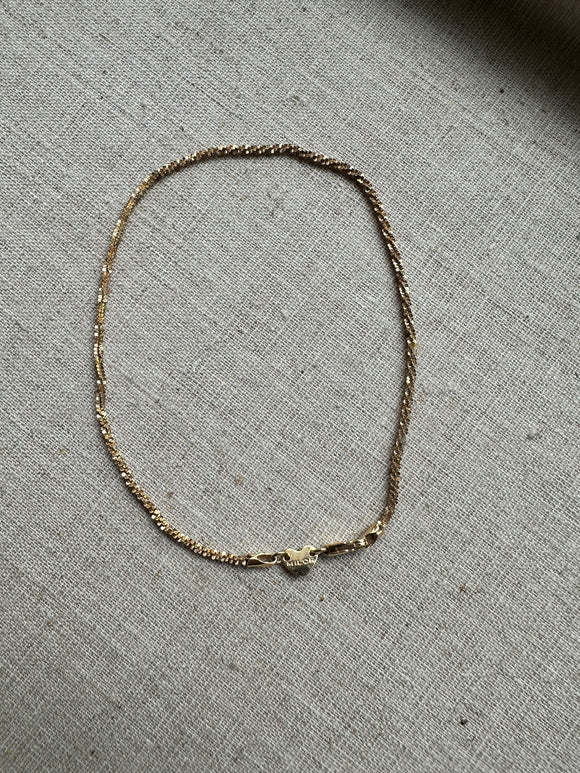 14kt gold milor Italy anklet