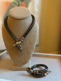 Vintage snake necklace & bracelet