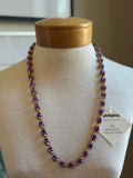 Purple & Gold Necklace {estate piece}