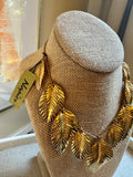 Vintage Leaf Necklace
