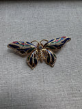 Vintage Camrose & Kross JBK
Jackie Kennedy Enamel
Butterfly Gold Tone Brooch