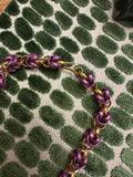 Purple & Gold Necklace {estate piece}