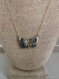 Vintage butterfly necklace