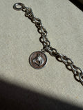 Sterling silver charm bracelet