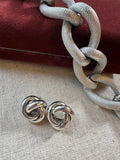 Vintage knot earrings