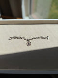 Sterling silver charm bracelet