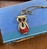 Vintage Owl Necklace