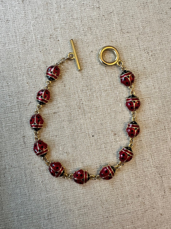 Ladybug bracelet