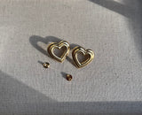 Vintage Heart Earrings