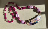Vintage cloisonné necklace