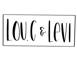 Lou C &amp; Levi